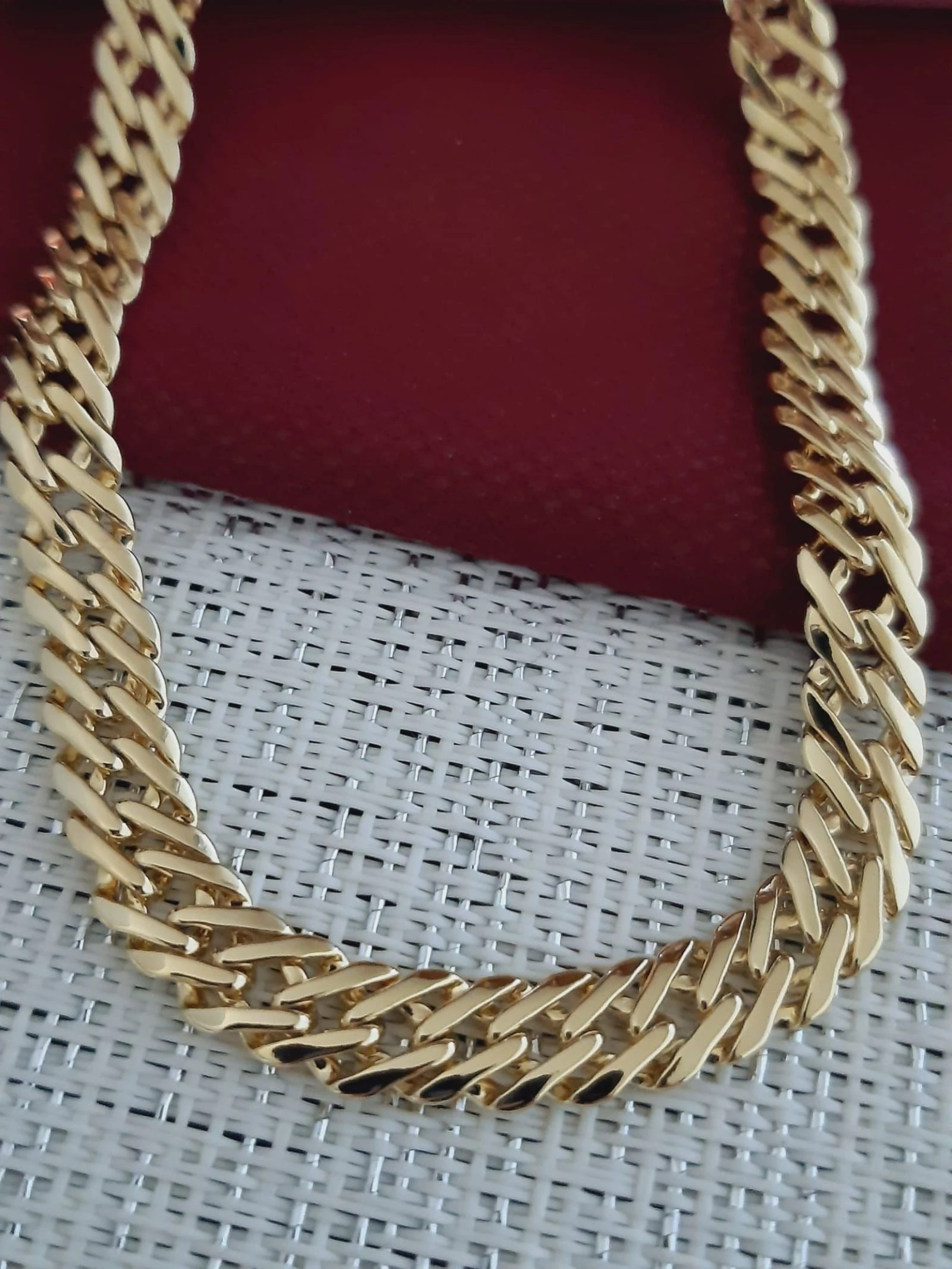 14k gold plated chain, 50cm – photo 4